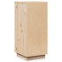 Aparador 2 uds madera maciza de pino 31,5x34x75