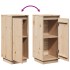 Aparador 2 uds madera maciza de pino 31,5x34x75