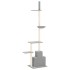 Árbol rascador gatos suelo a techo gris claro 250,5-276,5