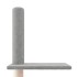Árbol rascador gatos suelo a techo gris claro 250,5-276,5