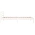 Estructura de cama sin colchón madera pino blanco 100x200