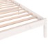 Estructura de cama sin colchón madera pino blanco 100x200