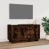 Mueble para TV madera contrachapada roble ahumado 80x35x45