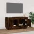 Mueble para TV madera contrachapada roble ahumado 80x35x45