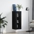 Armario de pared negro 34,5x34x90