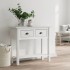 Mesa consola BODO madera maciza de pino blanco 91x35x74
