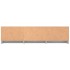 Mueble de TV madera contrachapada gris Sonoma 140x40x35,5