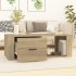 Mesa de centro madera contrachapada roble Sonoma 100x50,5x35