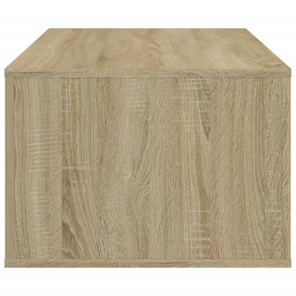 Mesa de centro madera contrachapada roble Sonoma 100x50,5x35