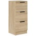 Aparador de madera contrachapada roble Sonoma 30x30x70
