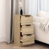 Aparador de madera contrachapada roble Sonoma 30x30x70