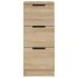 Aparador de madera contrachapada roble Sonoma 30x30x70
