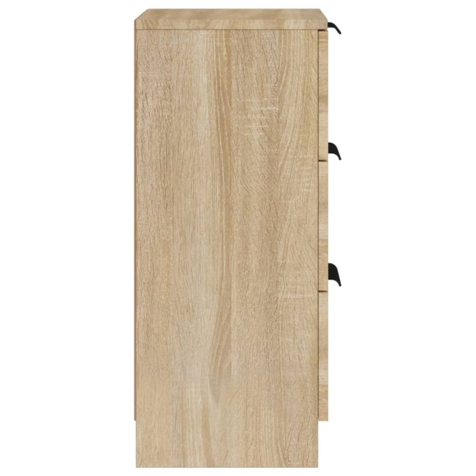 Aparador de madera contrachapada roble Sonoma 30x30x70