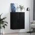 Armario de pared negro 69,5x34x90