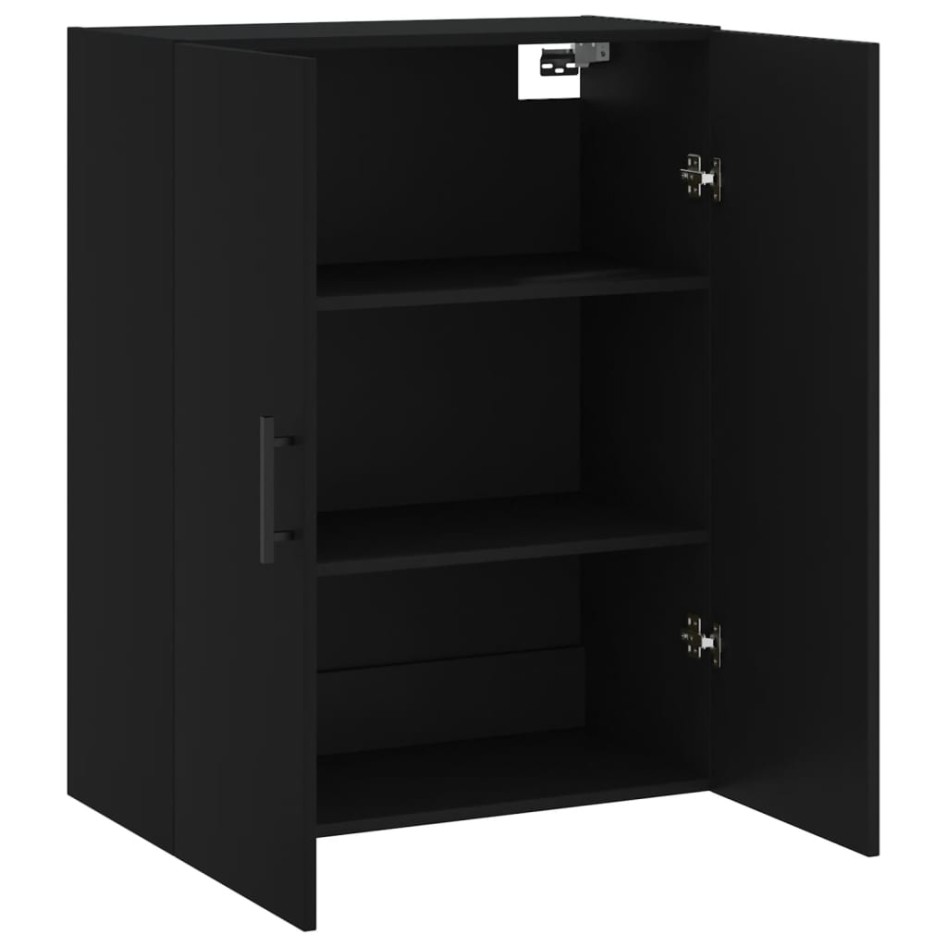 Armario de pared negro 69,5x34x90