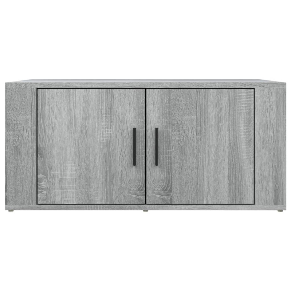 Mesa de centro madera contrachapada gris Sonoma 80x50x36