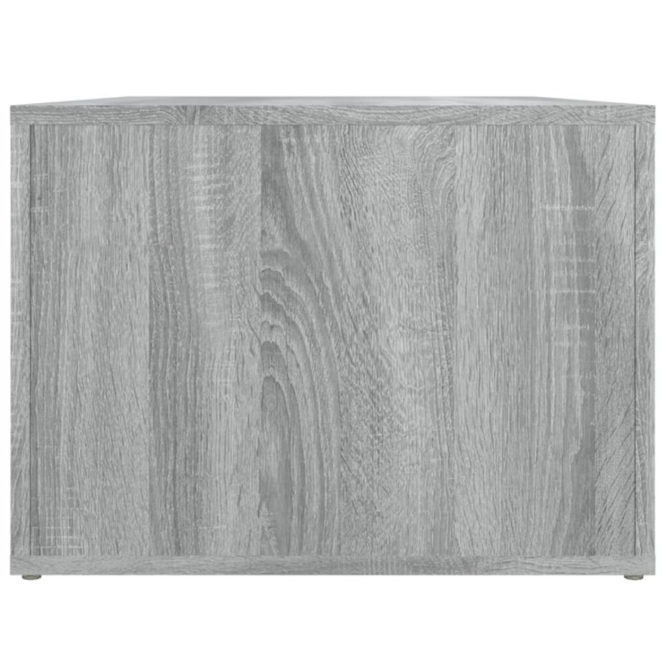 Mesa de centro madera contrachapada gris Sonoma 80x50x36