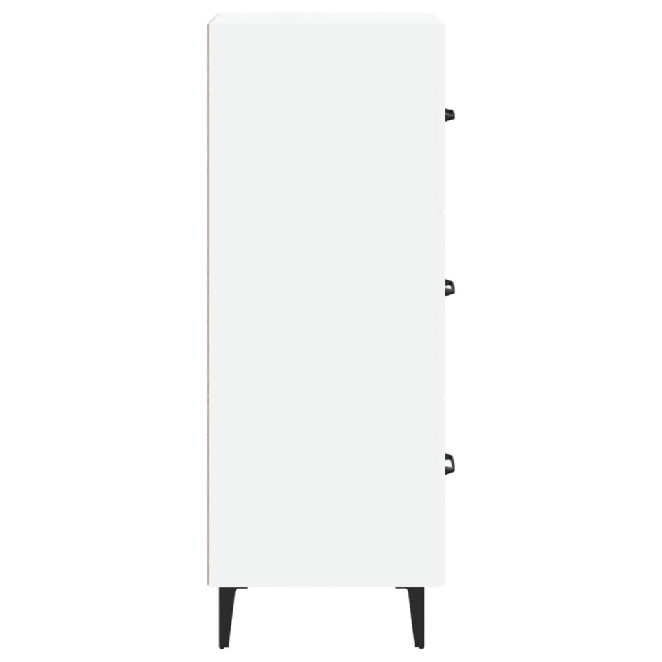 Aparador madera de ingeniería blanco 34,5x34x90