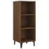 Aparador de madera de ingeniería marrón roble 34,5x32,5x90