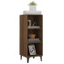 Aparador de madera de ingeniería marrón roble 34,5x32,5x90
