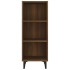 Aparador de madera de ingeniería marrón roble 34,5x32,5x90
