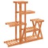 Soporte para flores madera maciza de abeto 95x25x96