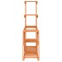 Soporte para flores madera maciza de abeto 95x25x96