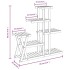 Soporte para flores madera maciza de abeto 95x25x96
