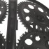Lámpara de techo industrial diseño de rueda dentada 45 cm