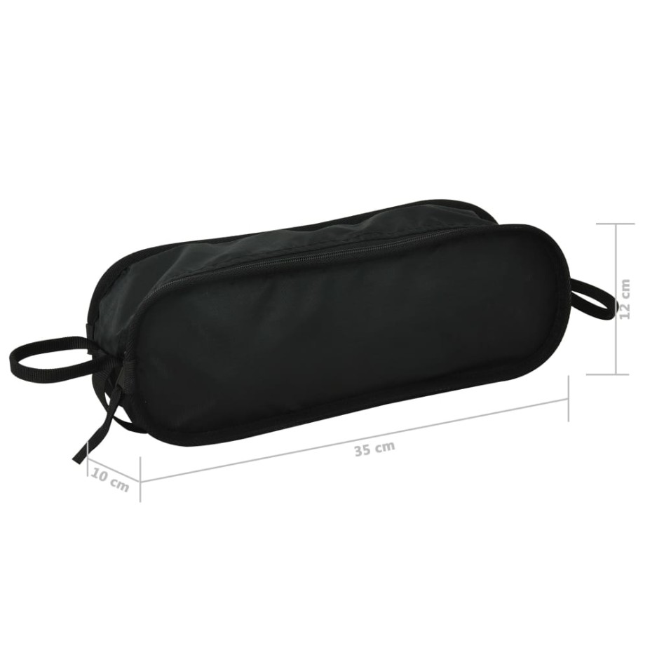 Sillas camping plegables 2 uds con bolsa aluminio 54x50x65