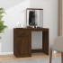 Tocador espejo madera contrachapada roble marrón 90x50x132,5