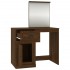 Tocador espejo madera contrachapada roble marrón 90x50x132,5