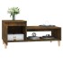 Mesa de centro madera contrachapada roble ahumado 100x50x45