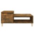 Mesa de centro madera contrachapada roble ahumado 100x50x45