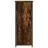 Mesita de noche madera de ingeniería roble ahumado 32x42x80