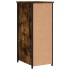 Mesita de noche madera de ingeniería roble ahumado 32x42x80