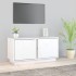 Mueble de TV madera maciza de pino blanco 80x35x40,5