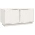 Mueble de TV madera maciza de pino blanco 80x35x40,5