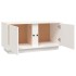 Mueble de TV madera maciza de pino blanco 80x35x40,5