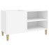 Mueble para discos madera contrachapada blanco 84,5x38x48