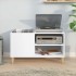 Mueble para discos madera contrachapada blanco 84,5x38x48