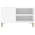 Mueble para discos madera contrachapada blanco 84,5x38x48
