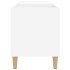 Mueble para discos madera contrachapada blanco 84,5x38x48