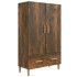 Aparador madera contrachapada roble ahumado 70x31x115