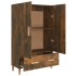 Aparador madera contrachapada roble ahumado 70x31x115