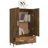 Aparador madera contrachapada roble ahumado 70x31x115