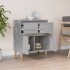 Aparador de madera contrachapada gris Sonoma 60x35x70