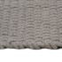 Alfombra rectangular algodón gris 160x230