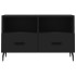 Mueble para TV madera contrachapada negro 80x36x50