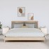 Mesitas de noche 2 uds madera maciza pino blanco 40x34x45